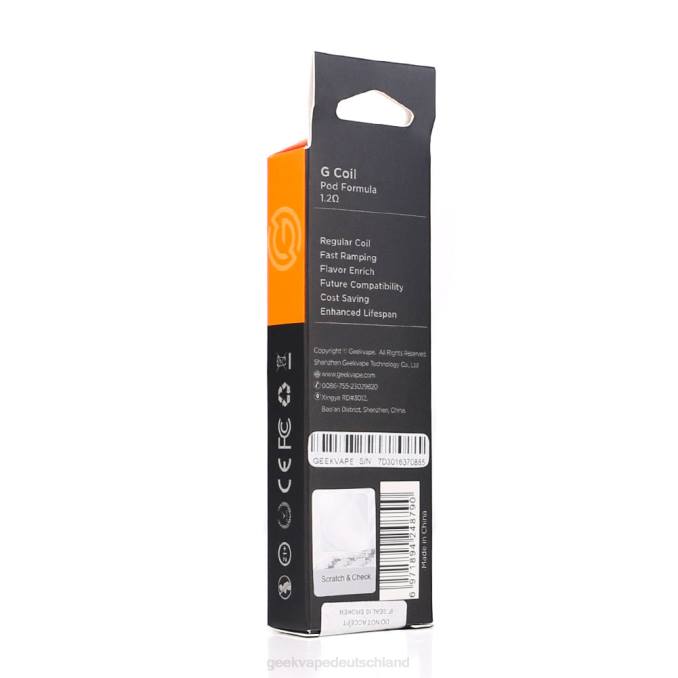 Geekvape 5 Stück/Packung Spule der G-Serie - Geek Vape Store g18 Ohm 8B6J26