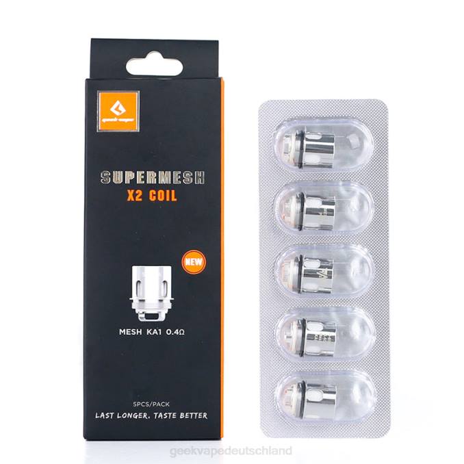 Geekvape Super Mesh x1/x2 Spulen (neue Version) - Geek Vape Sales 0,4 Ohm 8B6J17
