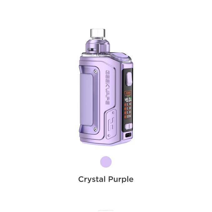 Geekvape H45 (Aegis Hero 2) Pod Mod Kit Crystal Edition - Geekvape Clearance Kristallviolett 8B6J139